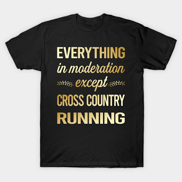 Funny Moderation Cross Country Running XC T-Shirt by lainetexterbxe49